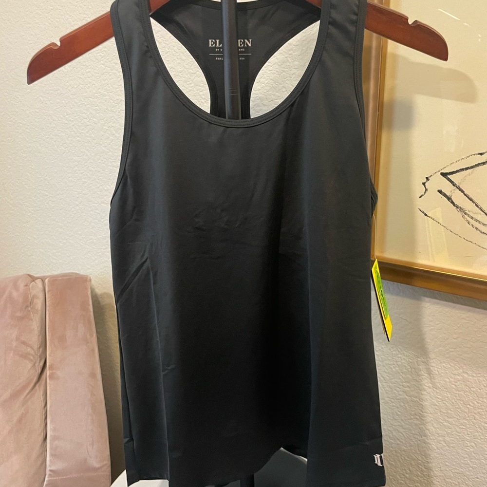 EleVen by Venus Williams Black Sleeveless Tank Top